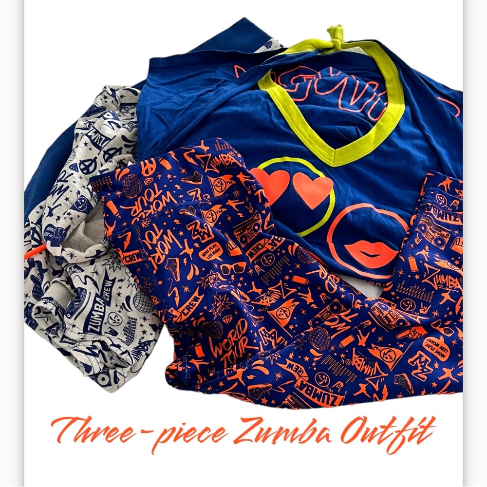 Three Piece Zumba Outfit